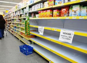 Desabastecimiento y subas en supermercados santafesinos