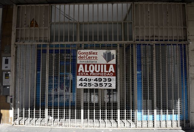 Corredor afectado. San Luis fue una de las calles más perjudicadas por la llamada crisis de los alquileres.