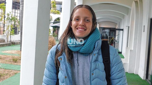 Candela Giordanino cumplió una buena actuación en el Mundial de aguas abiertas desarrollado en Budapest.