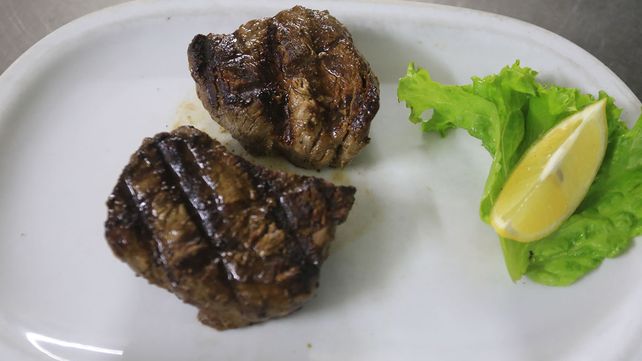 Carne a punto.&nbsp;