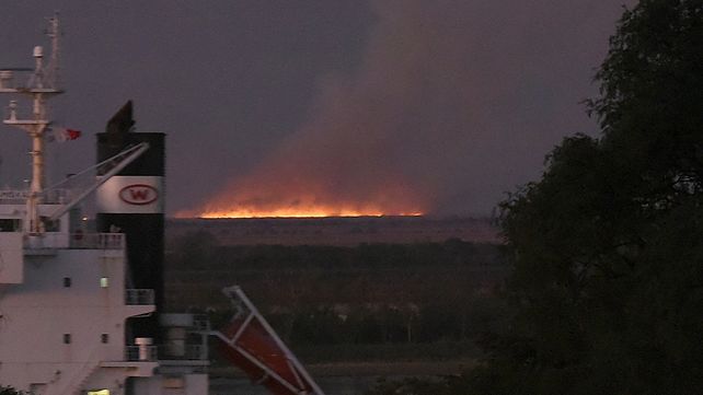 Rossi propuso un acuerdo entre Entre Ríos y Santa Fe contra los incendios