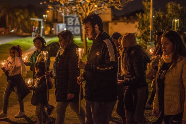 Procesión por la desaparición de Juan José Páez