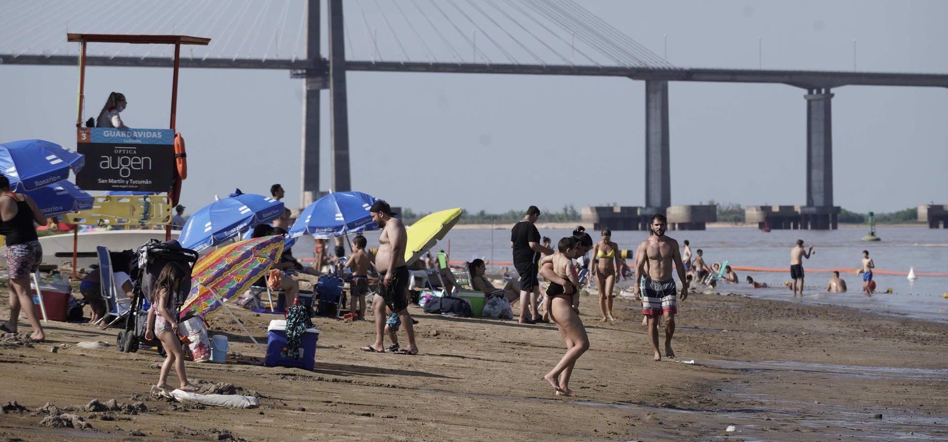 El Balneario La Florida se ve sumamente afectado por la bajante del río. Especialistas dicen que la bajante del Paraná empeorará en este inicio de 2022.