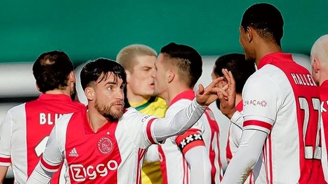 El Ajx volvió a sumar de a tres con una asistencia de Nicolás Tagliafico.&nbsp;