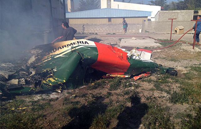 El Pilatus turbo Porter Gn804 quedó reducido a chatarra.