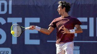 Tenis: Tirante se quedó afuera en el Challenger de Tampere