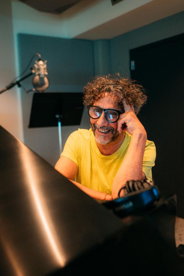 Fito anduvo por la ciudad y almorzó en un tradicional bar del centro.&nbsp;