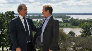 Scioli se reúne con Bordet buscando apoyo para su precandidatura