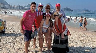 Los hinchas de Unión comienzan a copar Río de Janeiro