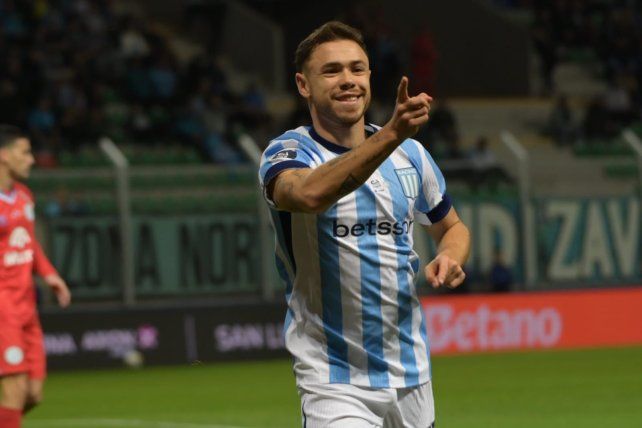 &nbsp;Tomás Conechny&nbsp; marcó el tanto para Racing.