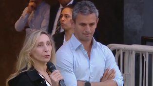 Estamos muy contentos, aseguró Karina Milei desde el búnker de LLA