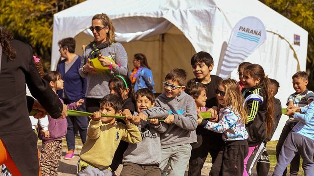 Cientos de niños y niñas disfrutaron las actividades del Festival de la Gurisada por el Día de las infancias