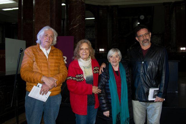 Hugo López, Marta Magnani, Maria Lanese y Orlando Valdéz