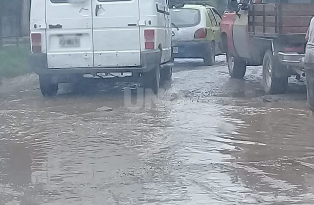 El estado de las calles de barrio Estanislao L&oacute;pez.&nbsp;
