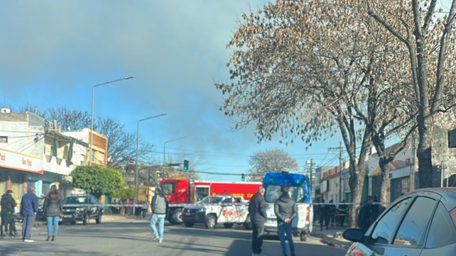 Postales del incendio. Foto:&nbsp;@TransitoRos
