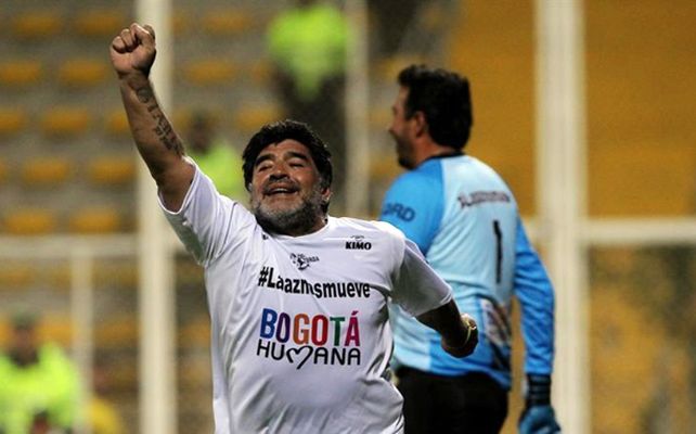 Figura. Diego formó para Estrellas por la Paz