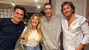 Di Maria fue a ver la última función de La cena de los tontos en el Teatro Broadway