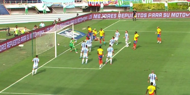 Colombia derrota 1 a 0 a Argentina en las eliminatorias.