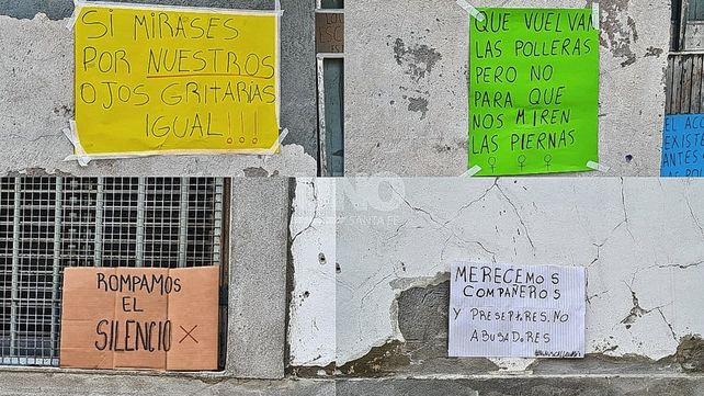 El frente de la escuela Nuestra Señora de Lourdes