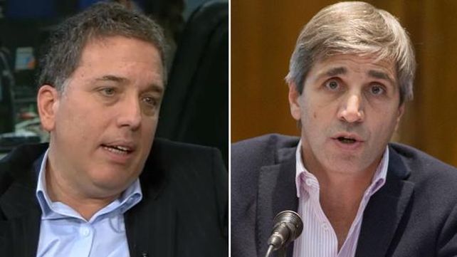 Nicolás Dujovne (ministro de Hacienda) y Luis Caputo (ministro de Finanzas).&nbsp;