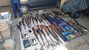 Cayó preso el Loco de los Fierros con 49 armas y 1.733 balas y cartuchos