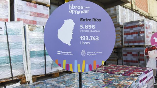 Escuelas primarias de Entre Ríos recibirán Libros para aprender