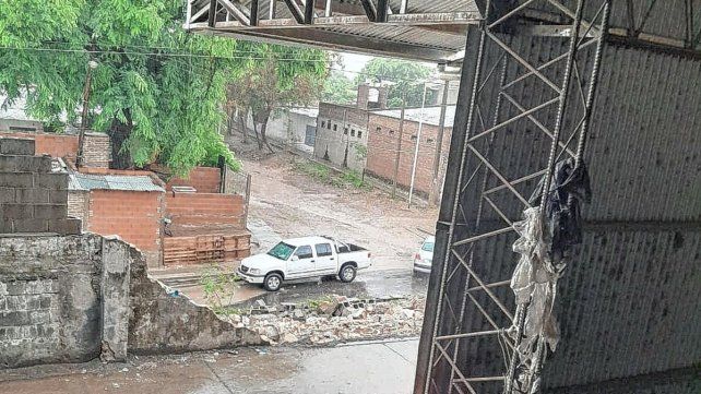 Por la lluvia, hubo inconvenientes en zonas de Paraná