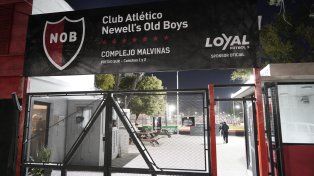 La escuela de fútbol de Newells.