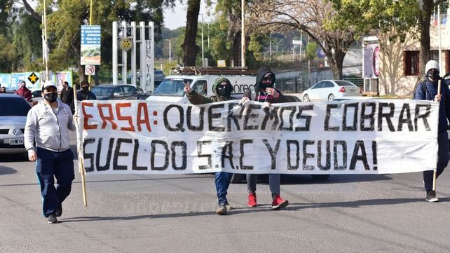 Paro de colectivos en Paraná