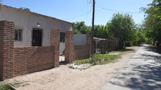Vivienda de Balcarce al 2300 en V.G. Gálvez donde se instaló Colque y lo mataron