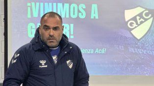 Aldo Duscher, ex-Newells, fue presentado como nuevo DT de Quilmes.
