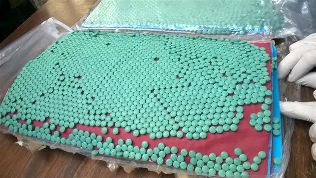 El valor de la droga decomisada supera los 13 millones de pesos. Foto: AFIP