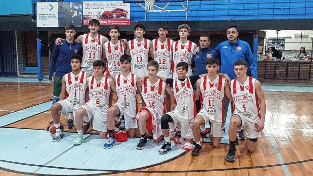 Unión A ganó su cuadrangular invicto y está entre los 12 mejores de la Liga U18 de Básquet.