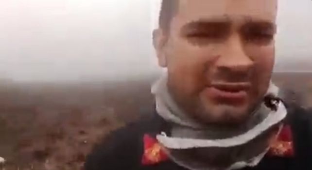 Video: un bombero quebró en llanto ante la llegada de la lluvia a Corrientes