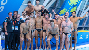 El seleccionado argentino masculino de polo acuático resolvió sin problemas el cruce por los cuartos de final.