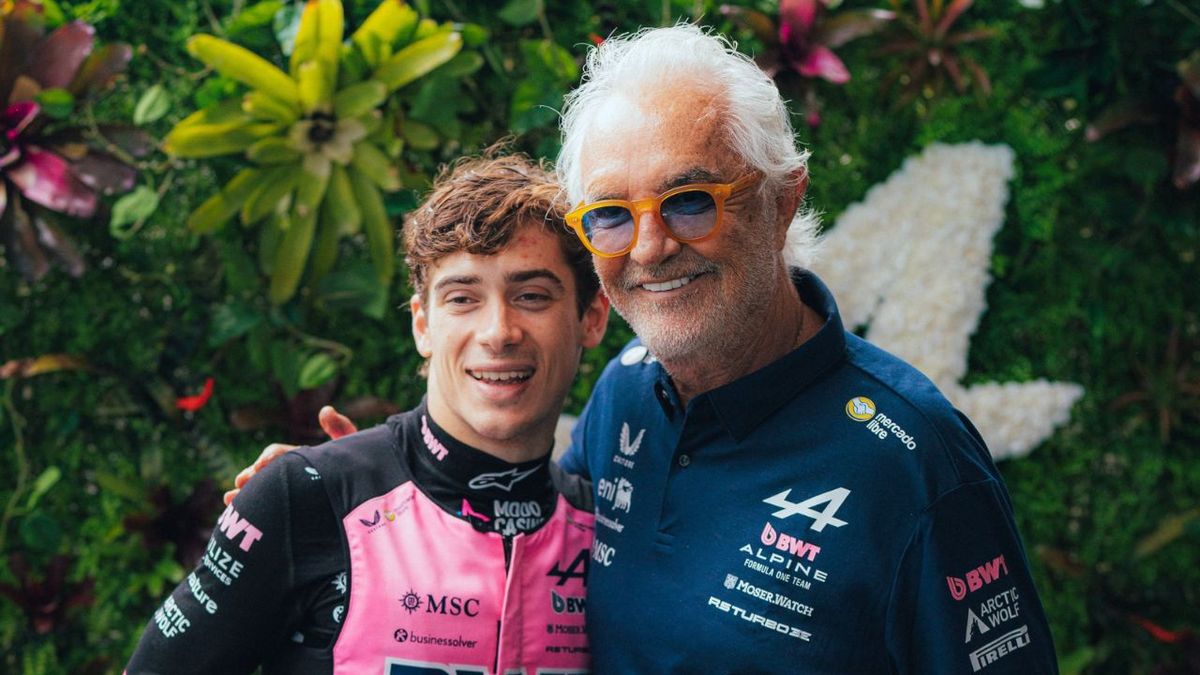 Flavio Briatore frenó los rumores sobre un posible reemplazo de Colapinto en Alpine