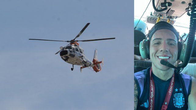 La Selección Argentina no pudo avanzar por tierra y siguió en helicóptero
