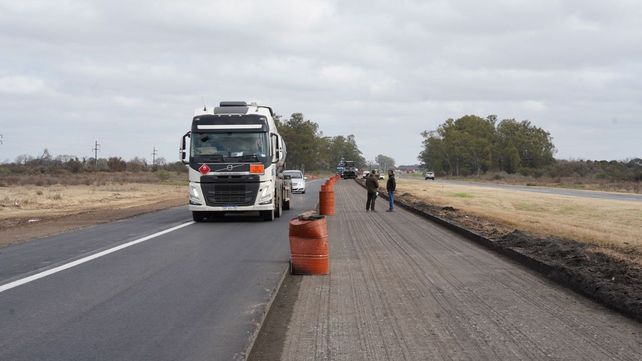 Las obras en la autopista a Santa Fe avanzan a buen ritmo.