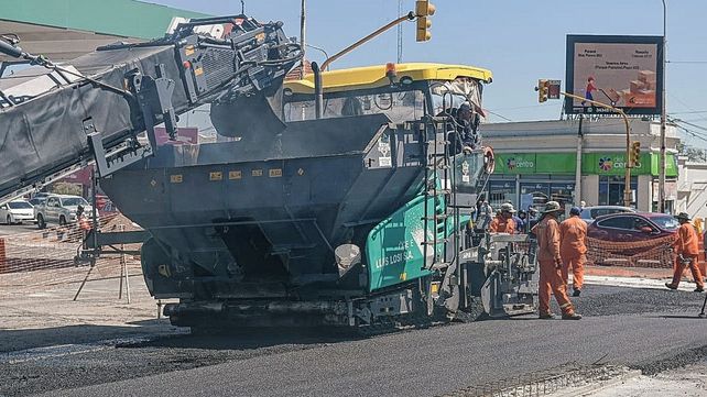 Repavimentan el primer tramo de la obra integral en Zanni