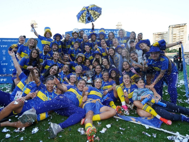 Las Gladiadoras de Boca son campeonas del Clausura Femenino
