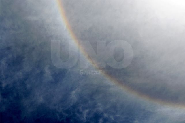 Un fenómeno natural en el mediodía santafesino