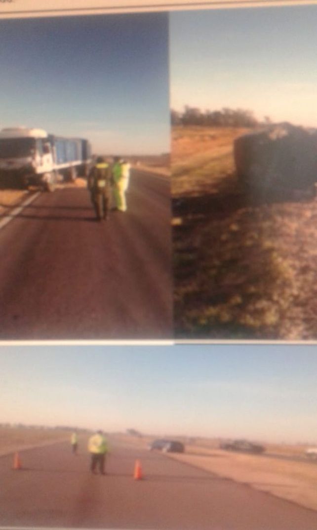 Murió un automovilista en un choque con un camión en Angélica