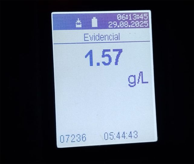 Alcoholemia positiva, el dato que se confirm&oacute; este viernes en el choque en zona sur.&nbsp;