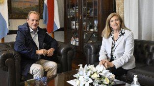 La intendenta electa de Paraná fue recibida por el gobernador Bordet