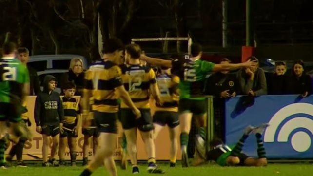 El vuelo de Juan Imhoff aterrizó y significó el try que aseguraba el triunfo de Duendes sobre Gimnasia