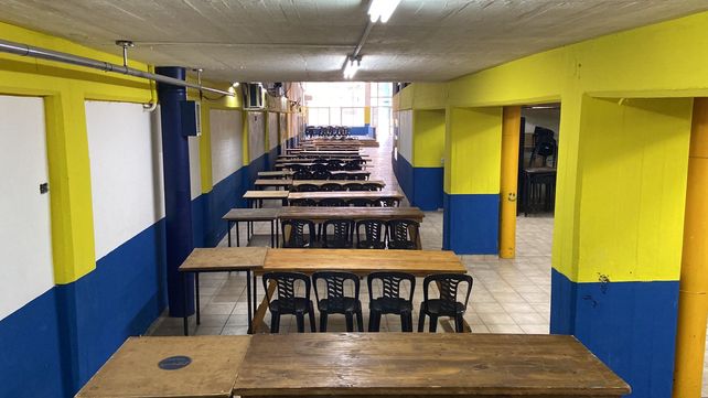 Está todo preparado para las elecciones en Central. Las mesas estarán debajo de la tribuna norte.