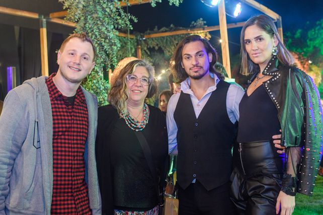 Cristian Pellizón, Valeria Monti, Fernando Canaval y Constanza Yost.