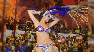 Daiana Arlettaz se lució en el Carnaval de Gualeguay