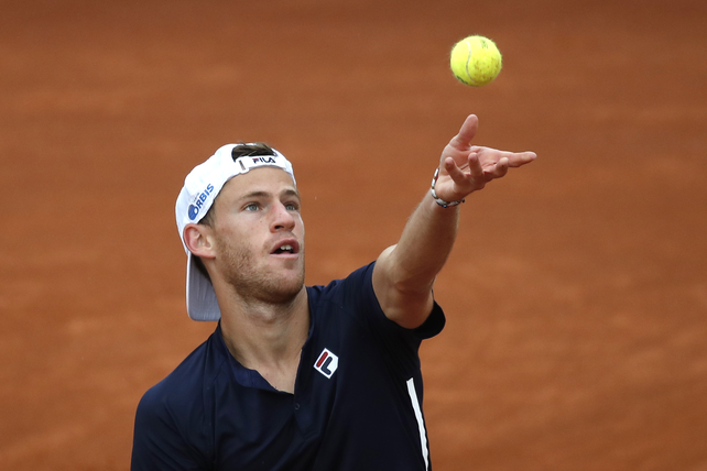 Diego Schwartzman se despidió rápido en Lyon