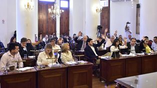 Mayoría. Los bloques del Cambiemos y del Frente Renovador avalaron el Presupuesto.